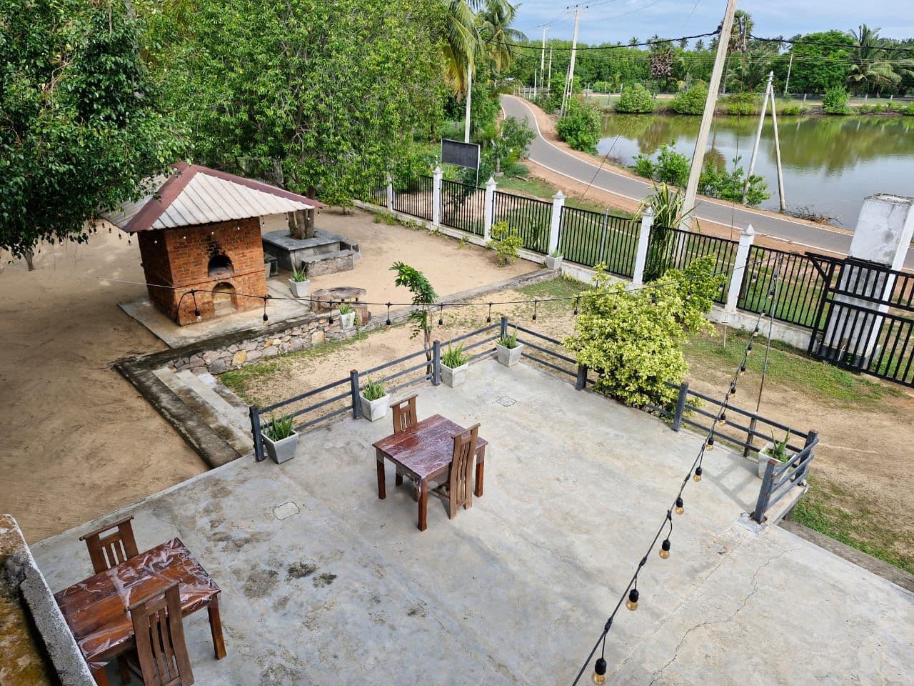 Aerial Terrace Brick Oven Lagoon