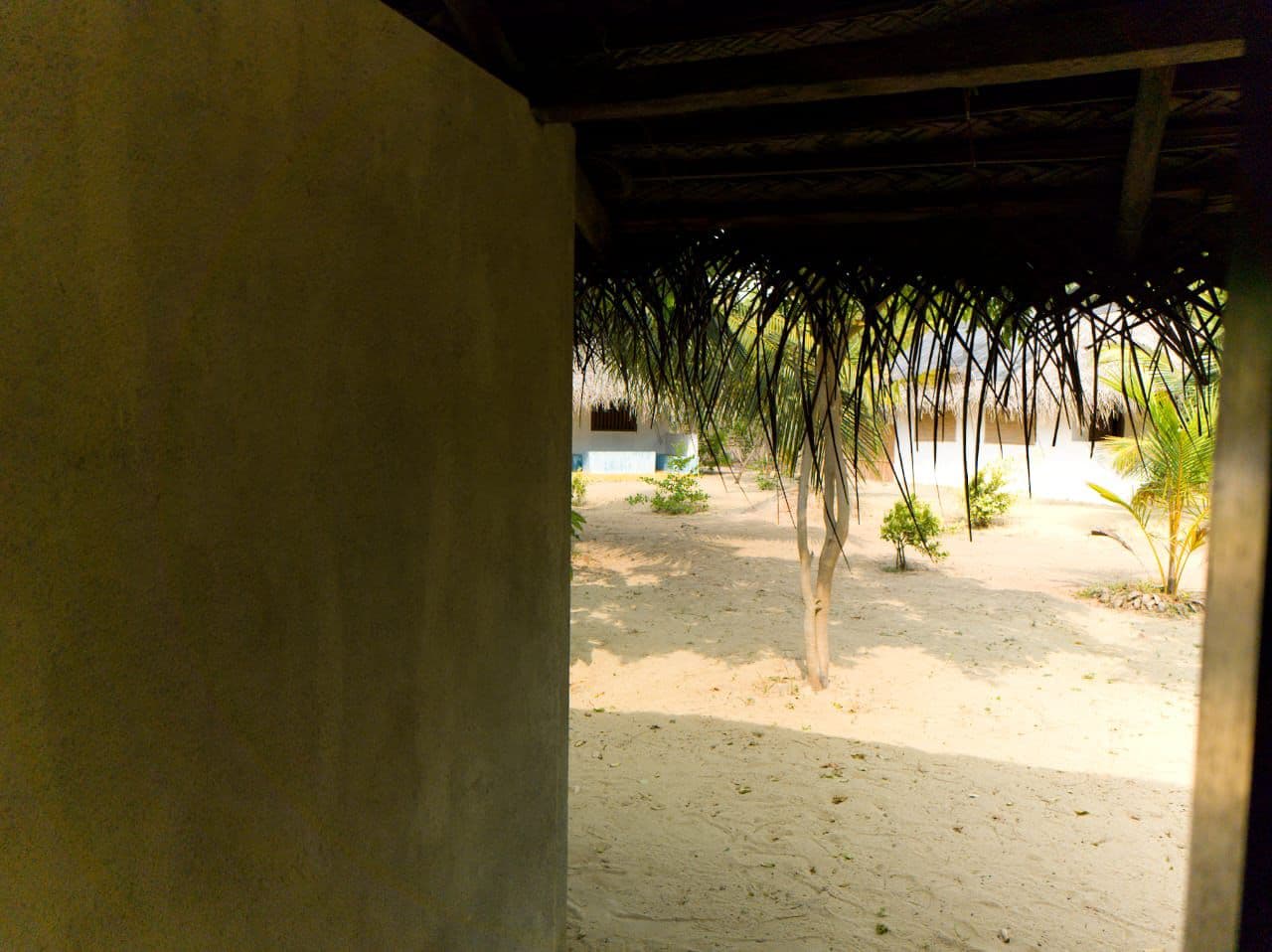 Shaded Porch View Sandy Bungalow
