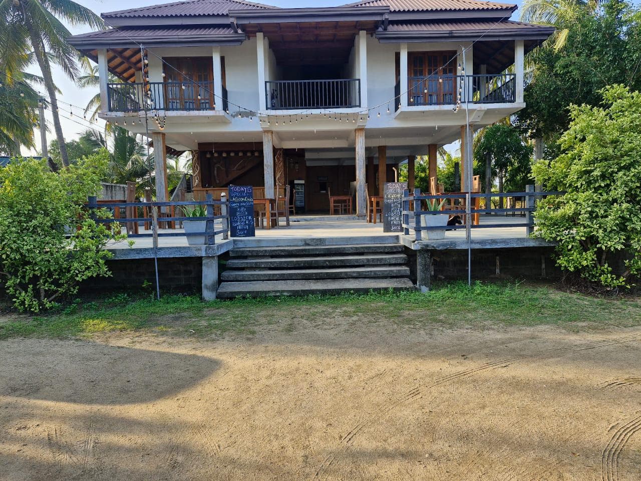 Two Story Guesthouse Steps Chalkboard